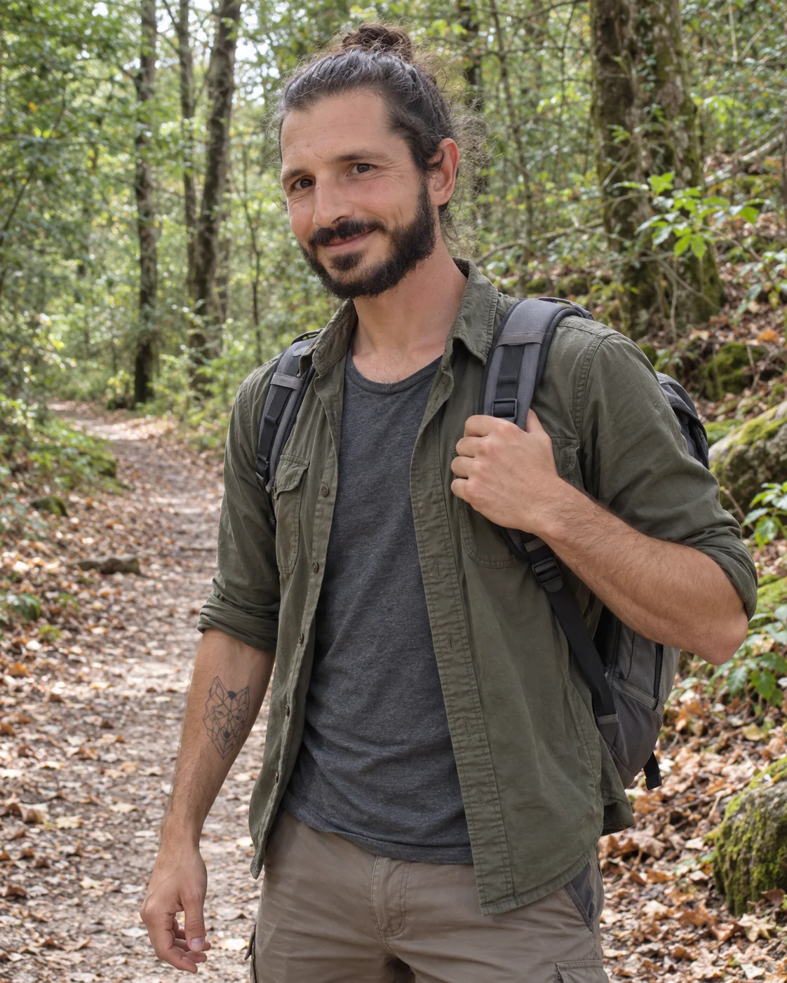 Portrait illustratif de Quentin dans la nature